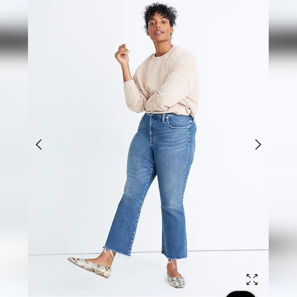 NEW Madewell Cali Demi-Boot Jeans, Sz 33